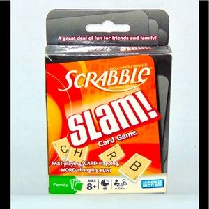 Scrabble Slam Card Word Game 2008 Parker Brothers LIKE NEW